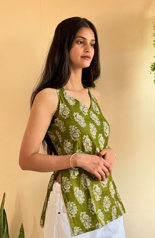 Roohi Halter Neck Kurti