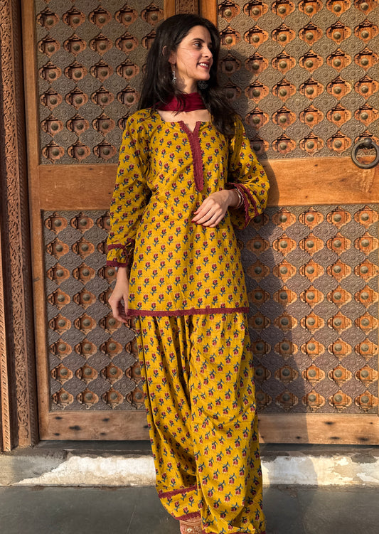 Priya Farsi Salwar Set with Dupatta