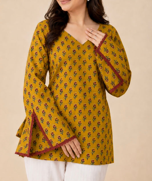 Priya Bell Sleeves Kurti with