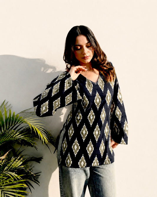 Sitara Bell Sleeves Kurti