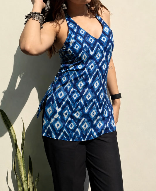 Ziva Halter Neck Kurti