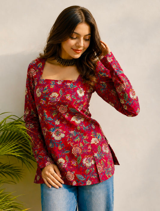Anaya Straight Sleeves Kurti