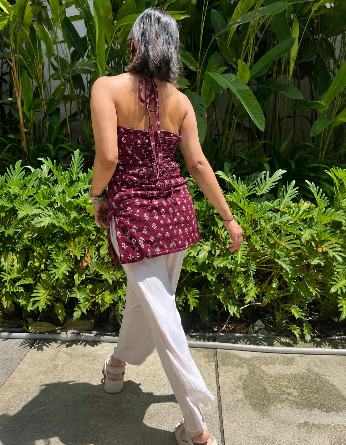 Manvi Halter Neck Kurti