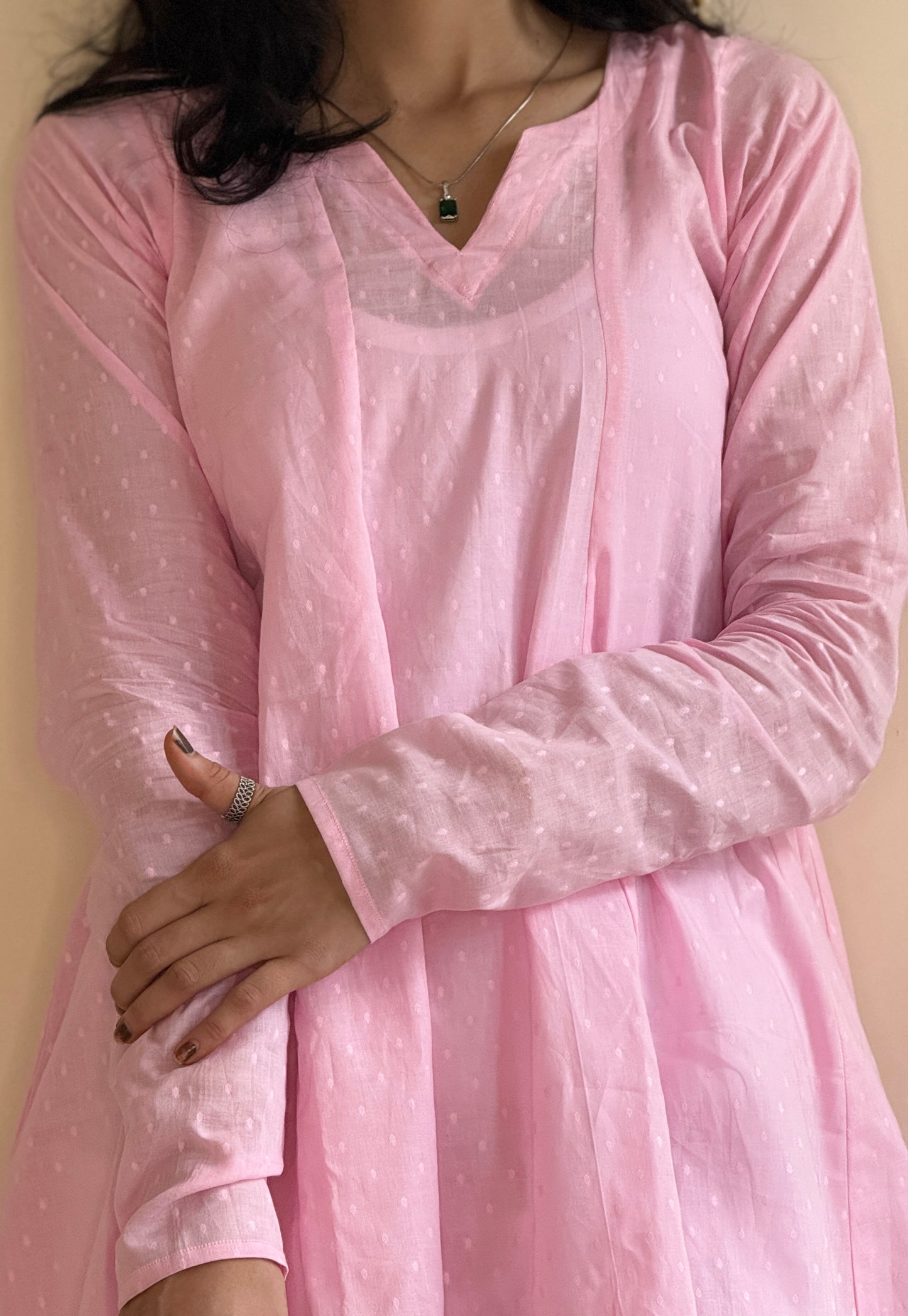 Pink farsi salwar set
