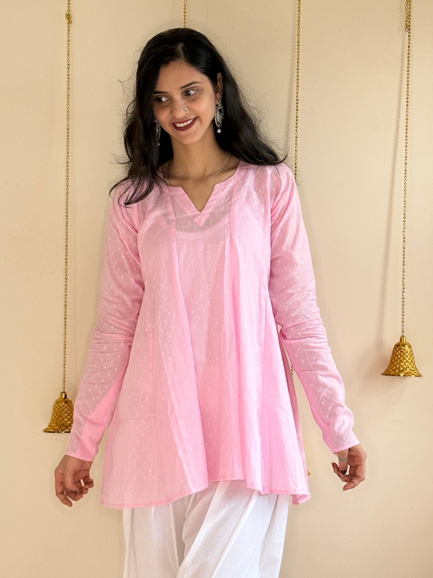Pink farsi salwar set