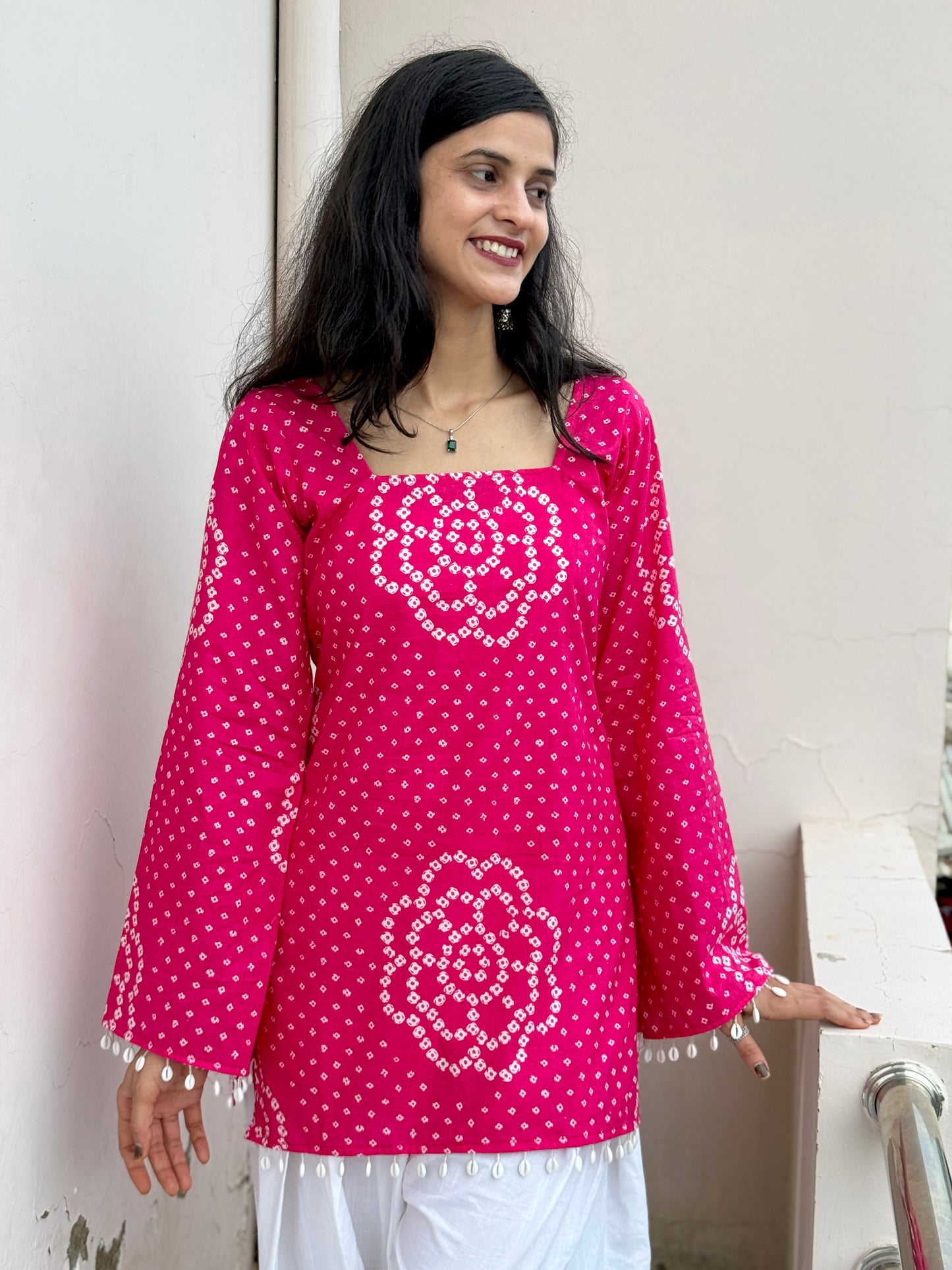 Noor Bell Sleeves kurti