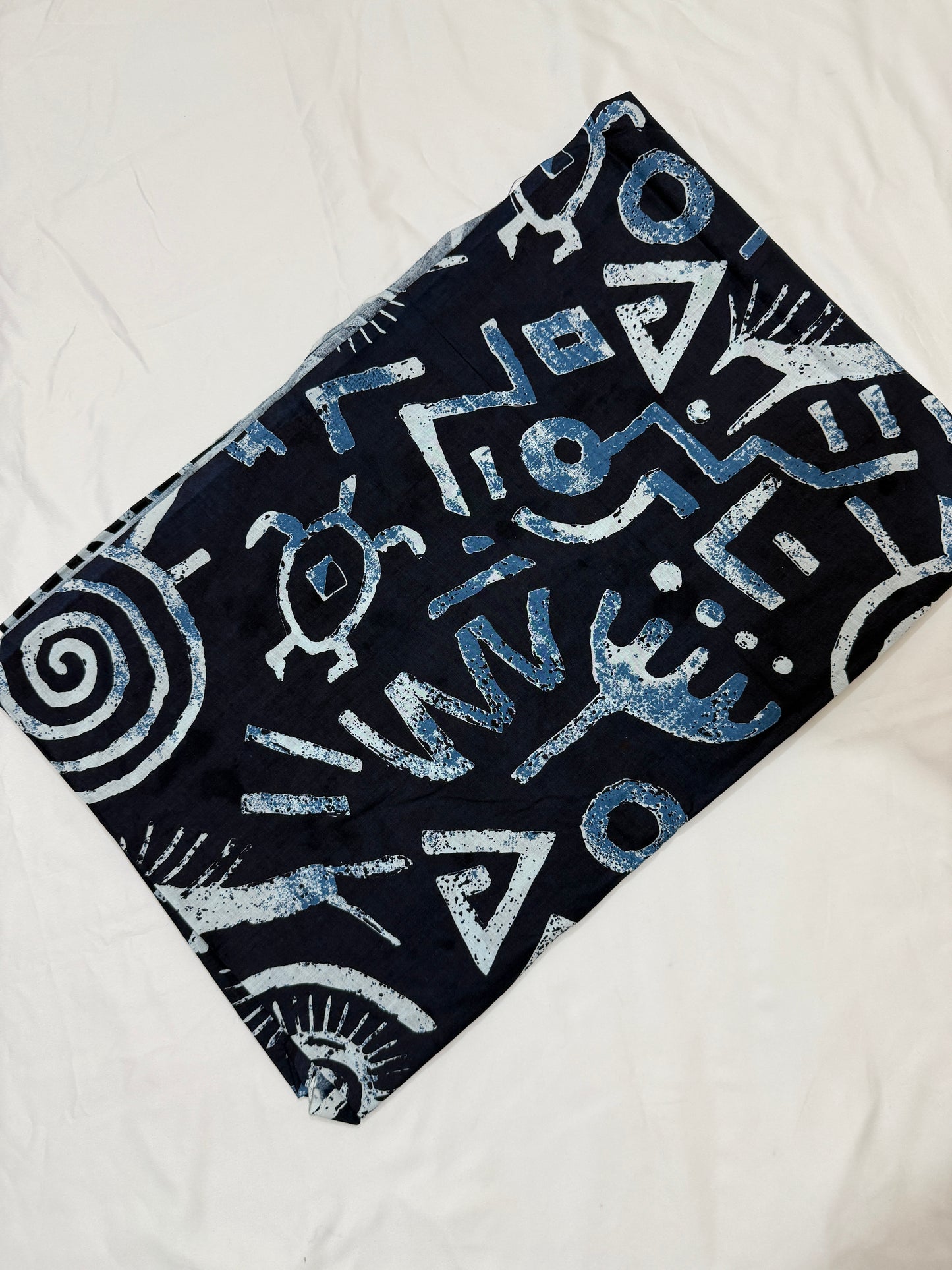 Navy Blue Halter Neck Kurti