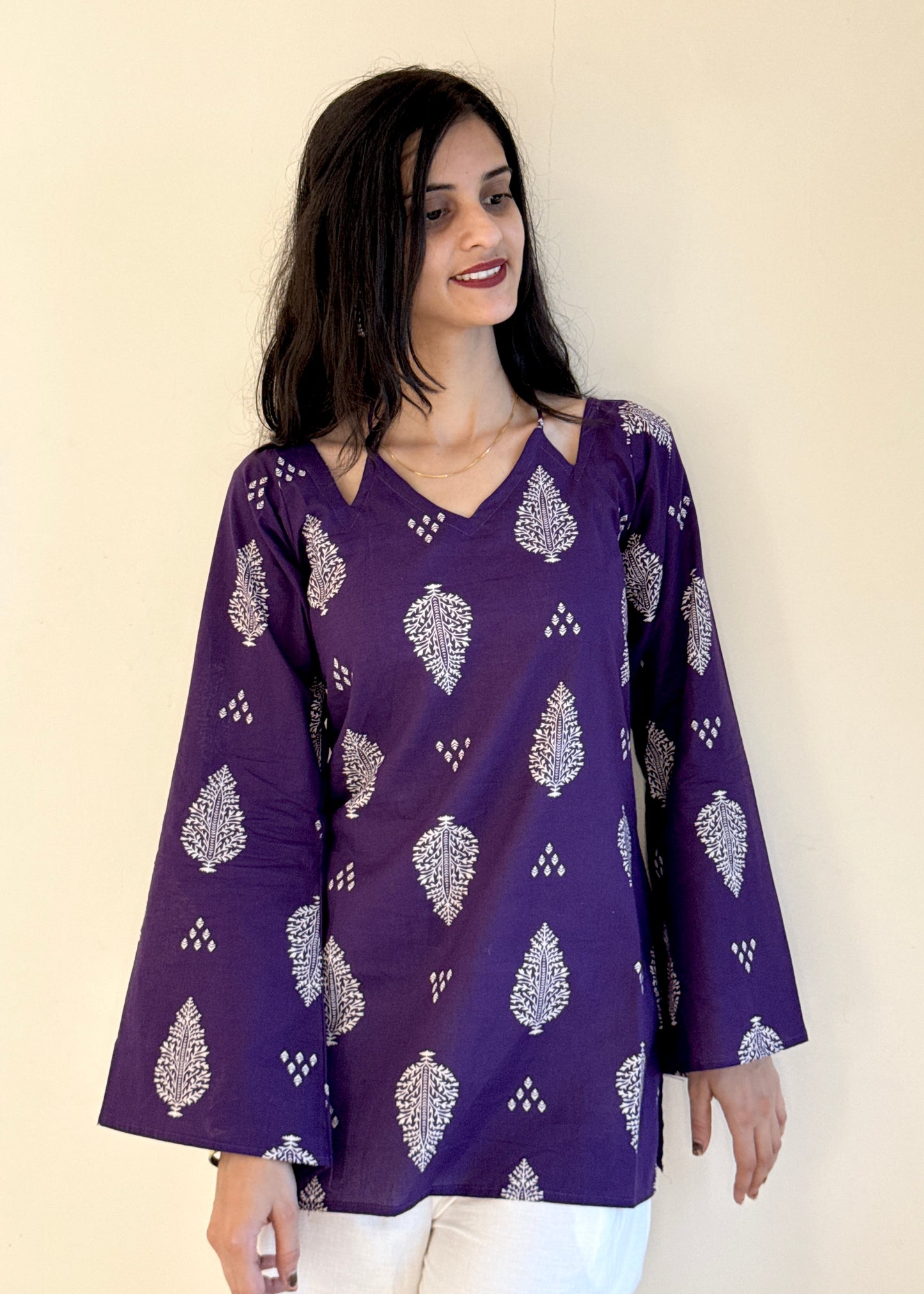 Radhika  Bell Sleeves Kurti