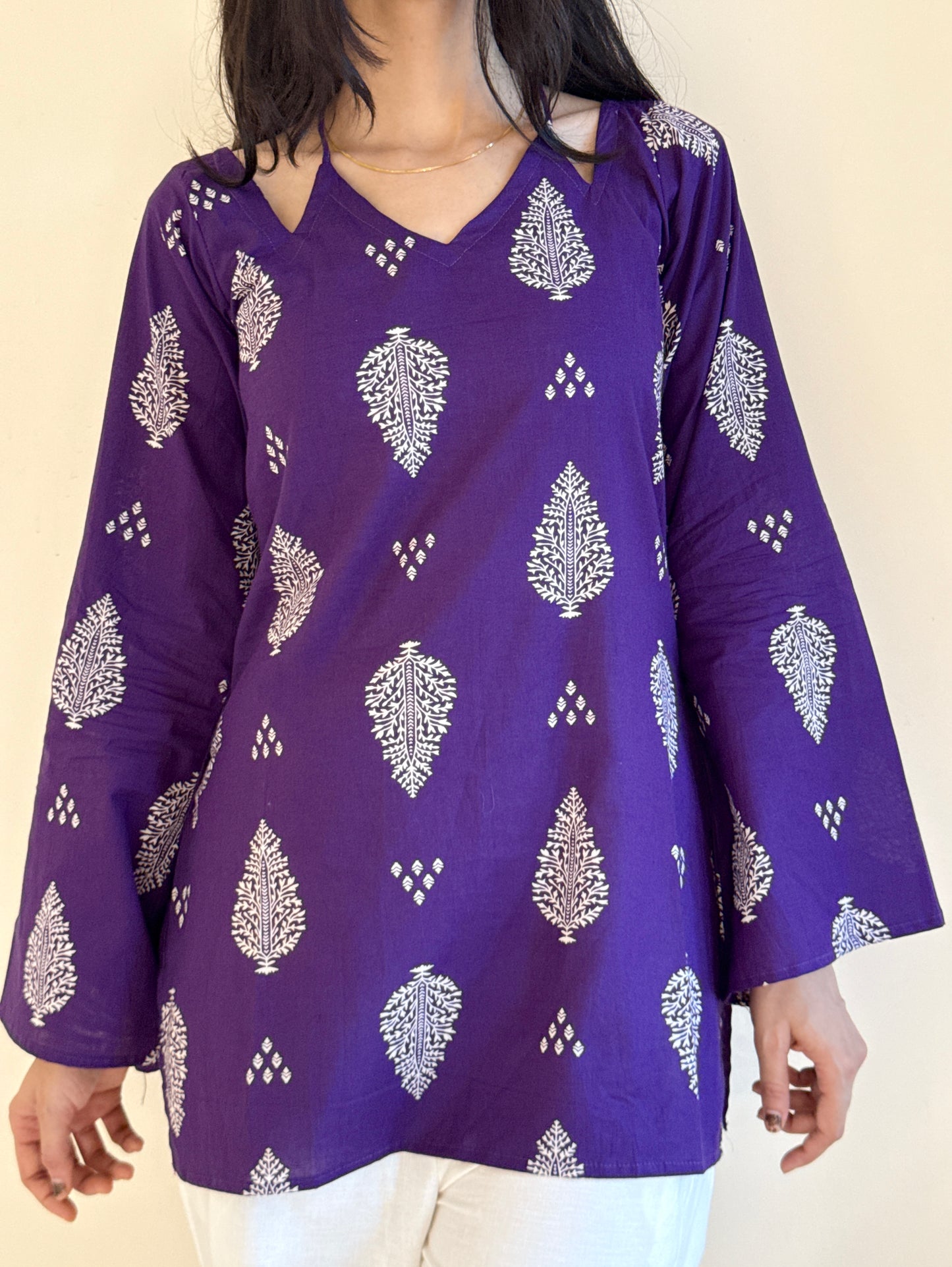 Radhika  Bell Sleeves Kurti