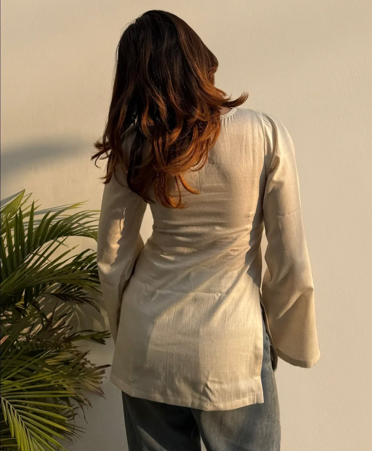 Kayra Bell Sleeves Kurti