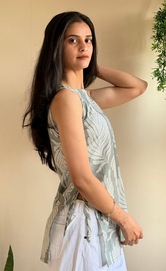 Myra Halter Neck Kurti