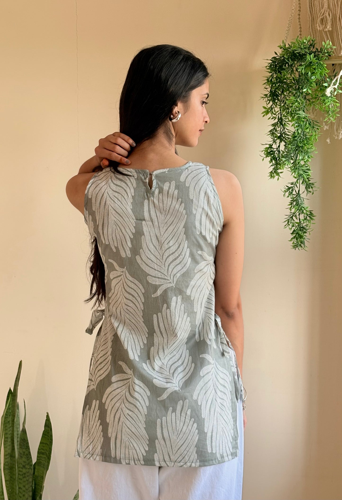 Myra Halter Neck Kurti