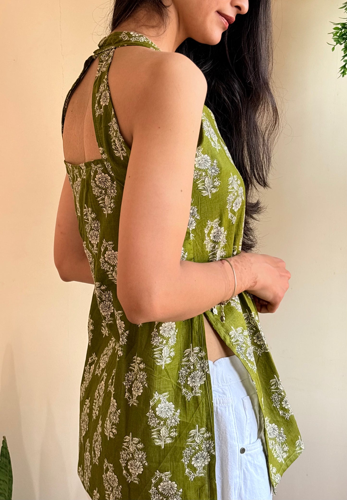 Roohi Halter Neck Kurti