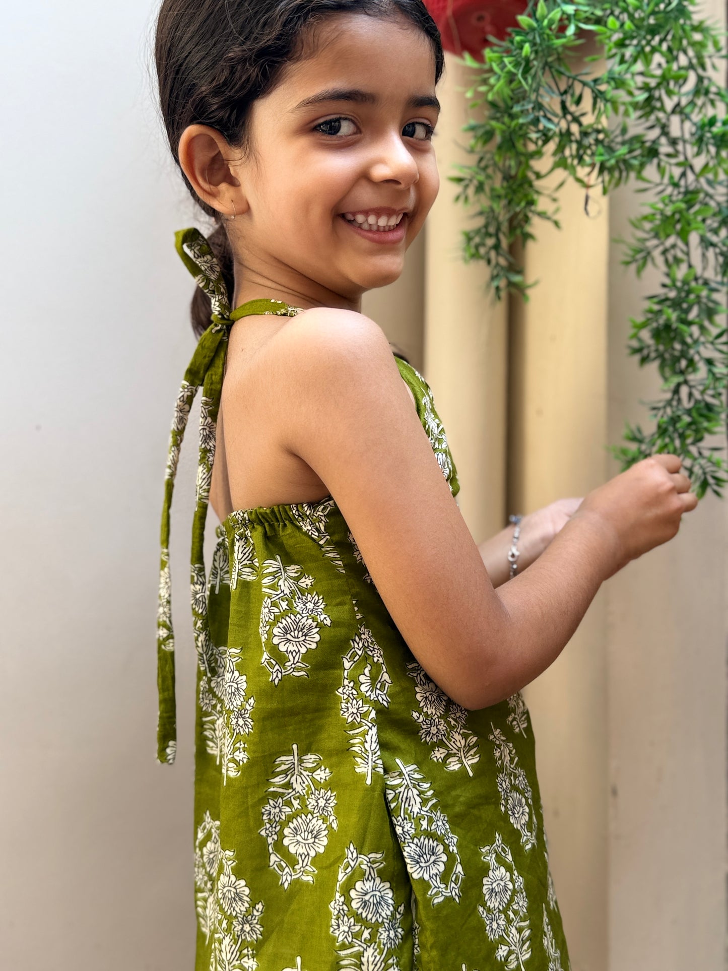 Roohi Halter Neck Kurti kids