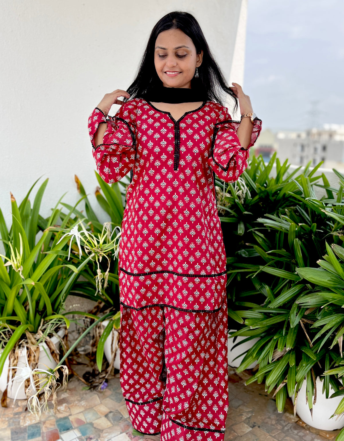 Baani Farsi Salwar Set With Duppta