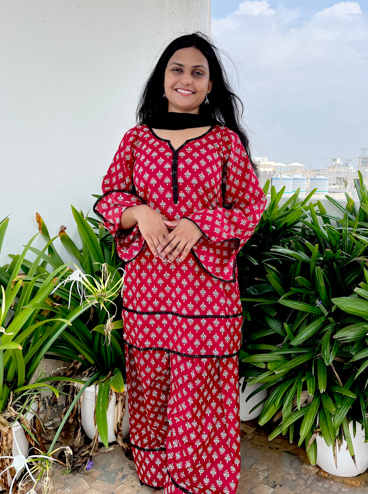 Baani Farsi Salwar Set With Duppta