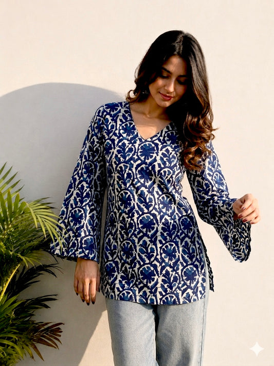 Ruhani Bell Sleeves Kurti