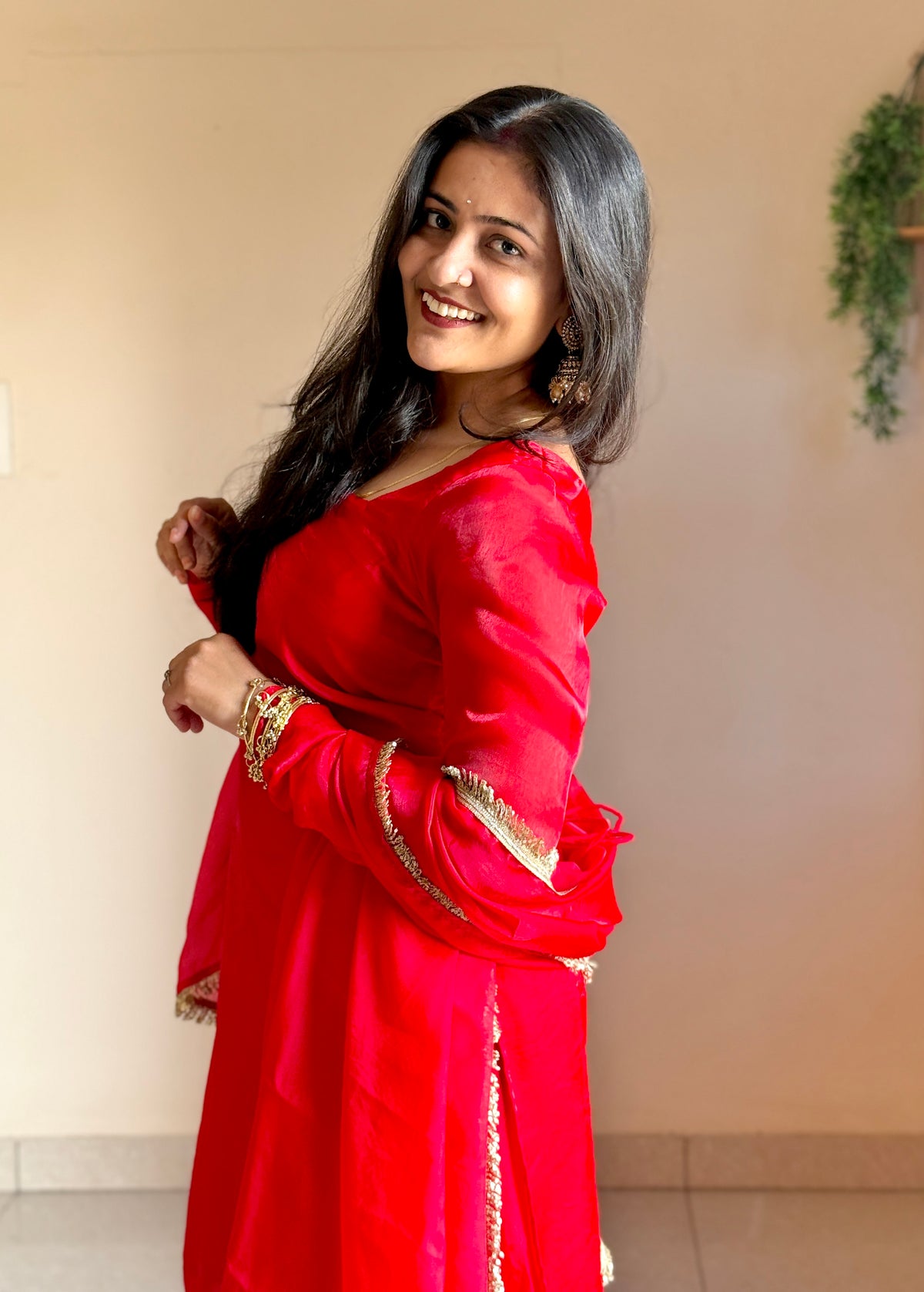 Kumkum Suit Set with potali