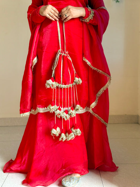 Kumkum Suit Set with potali