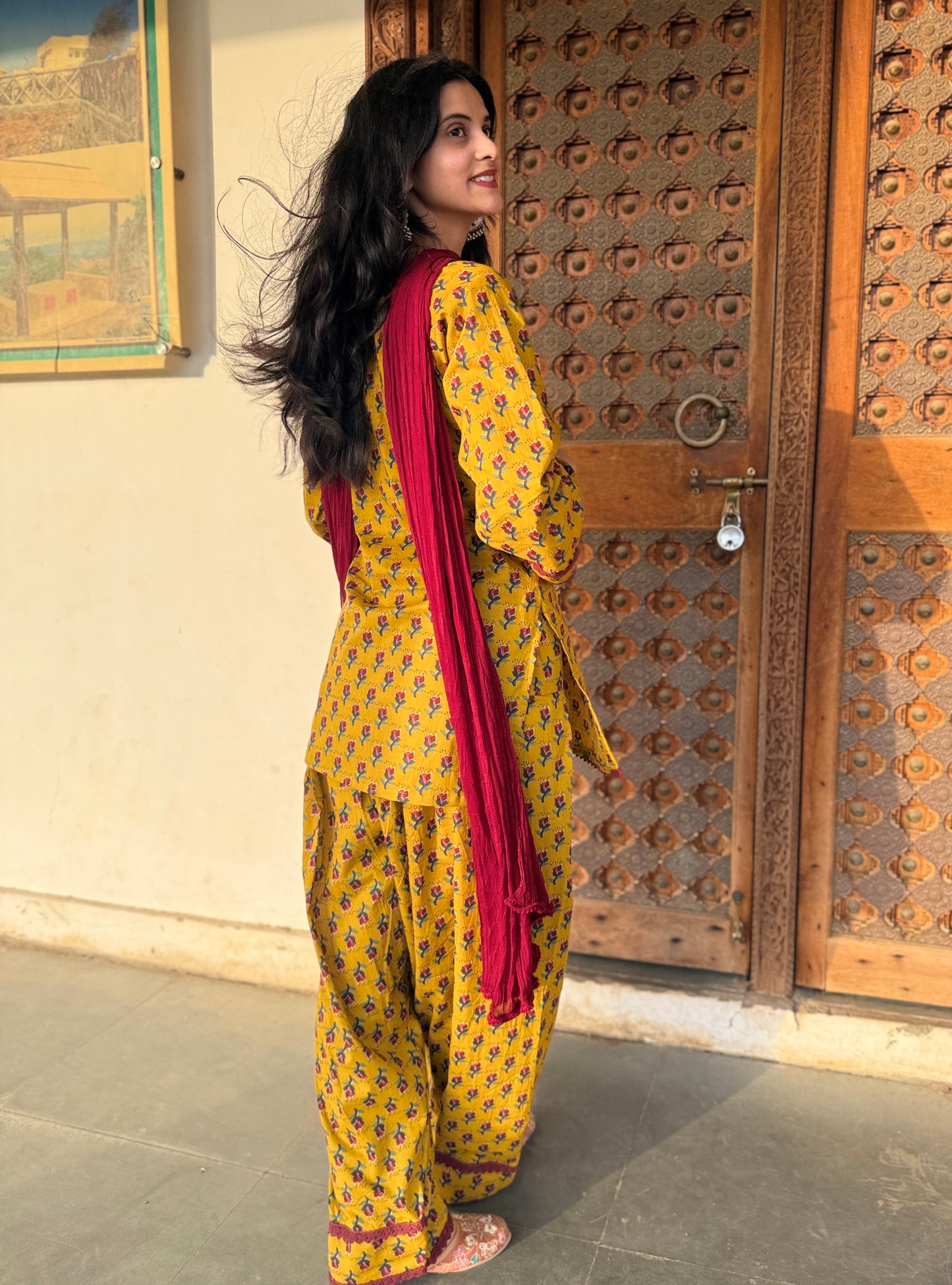 Priya Farsi Salwar Set with Dupatta
