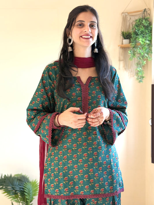 Jannat Farsi Salwar Set with Dupatta