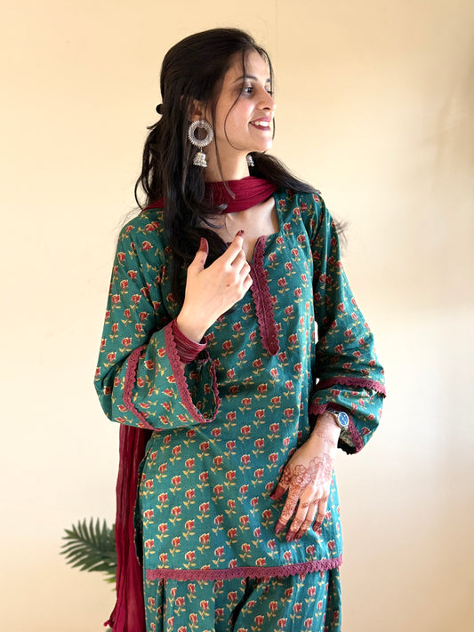 Jannat Farsi Salwar Set with Dupatta