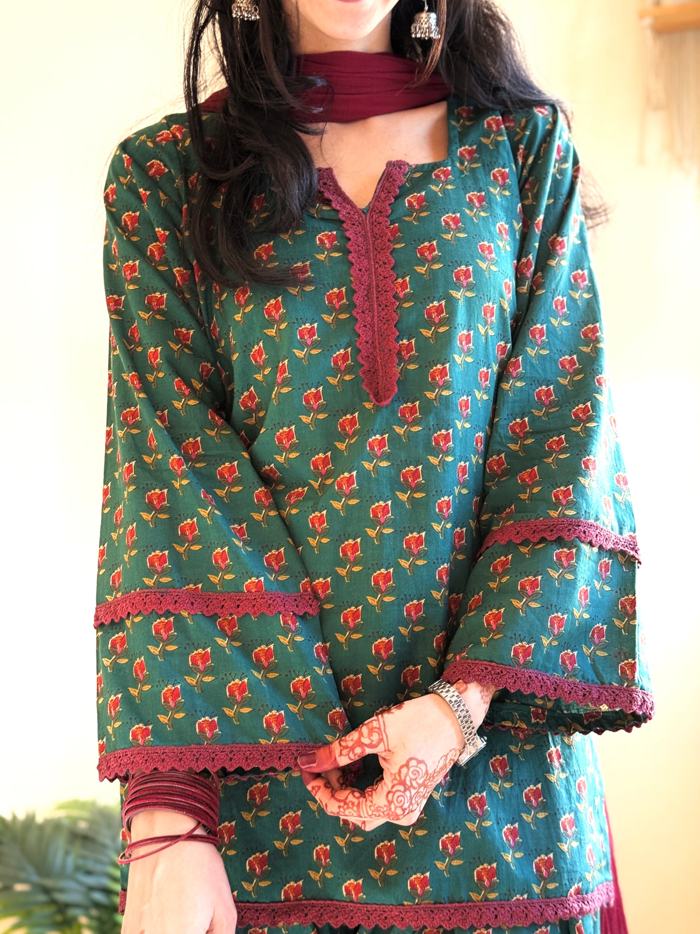 Jannat Farsi Salwar Set with Dupatta